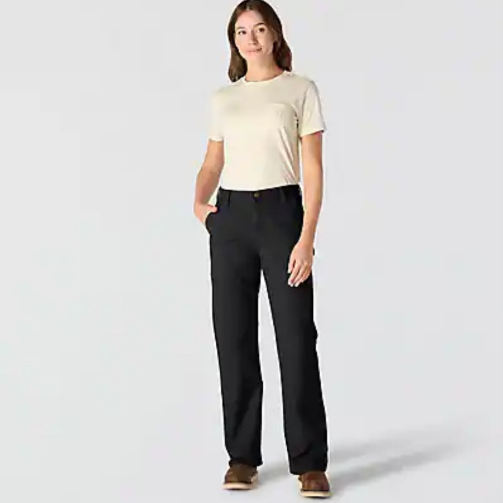 CARHARTT WOMEN'S CARPENTER CANVAS BLACK PANTS SIZE MEDIUM